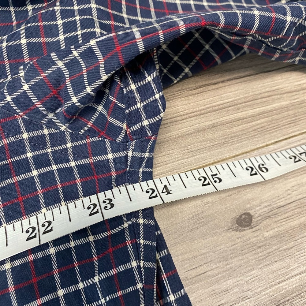 Brooks Brothers Button Down Cotton Shirt Men's Size Large Checked Long Sleeved - Picture 7 of 9